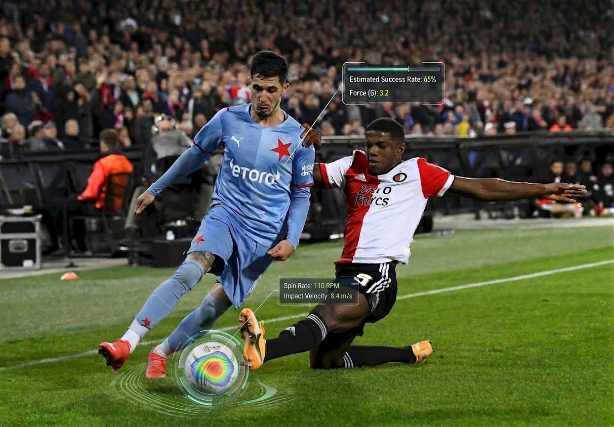 Passes, dribbles, and contests